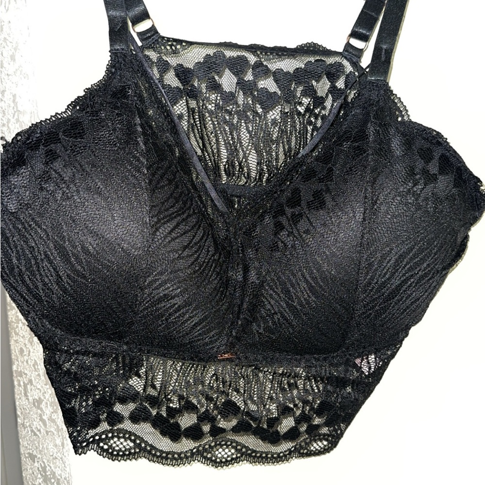 Jady K Elegant Black Lace Bralette